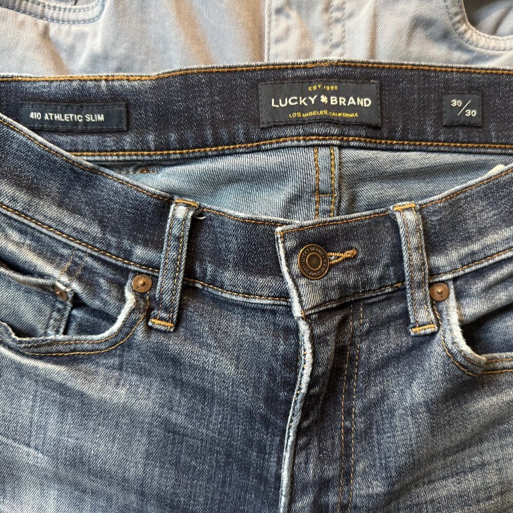 Mens Lucky Brand Athletic Slim Jean 30/30